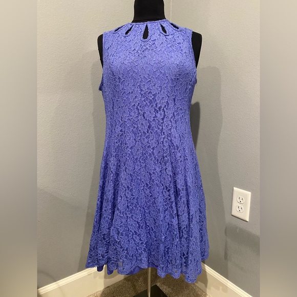 Danny & Nicole Dresses & Skirts - Danny and Nicole Purple Lace Dress